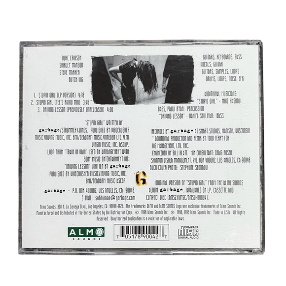Stupid Girl (single) by Garbage CD (1996, Almo Records) - Picture 3 of 5